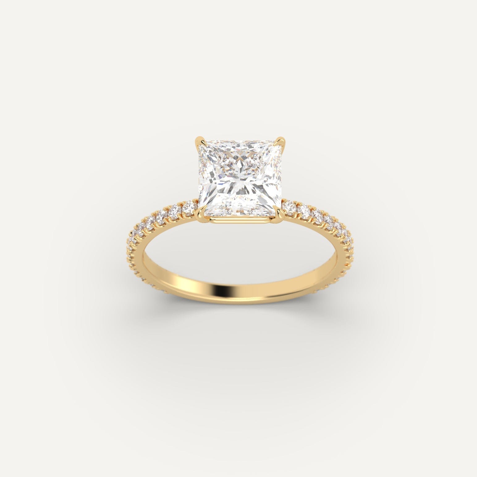 2 Carat Princess Cut Diamond Engagement Ring for Women - Perfect for Proposals, Weddings & Anniversaries