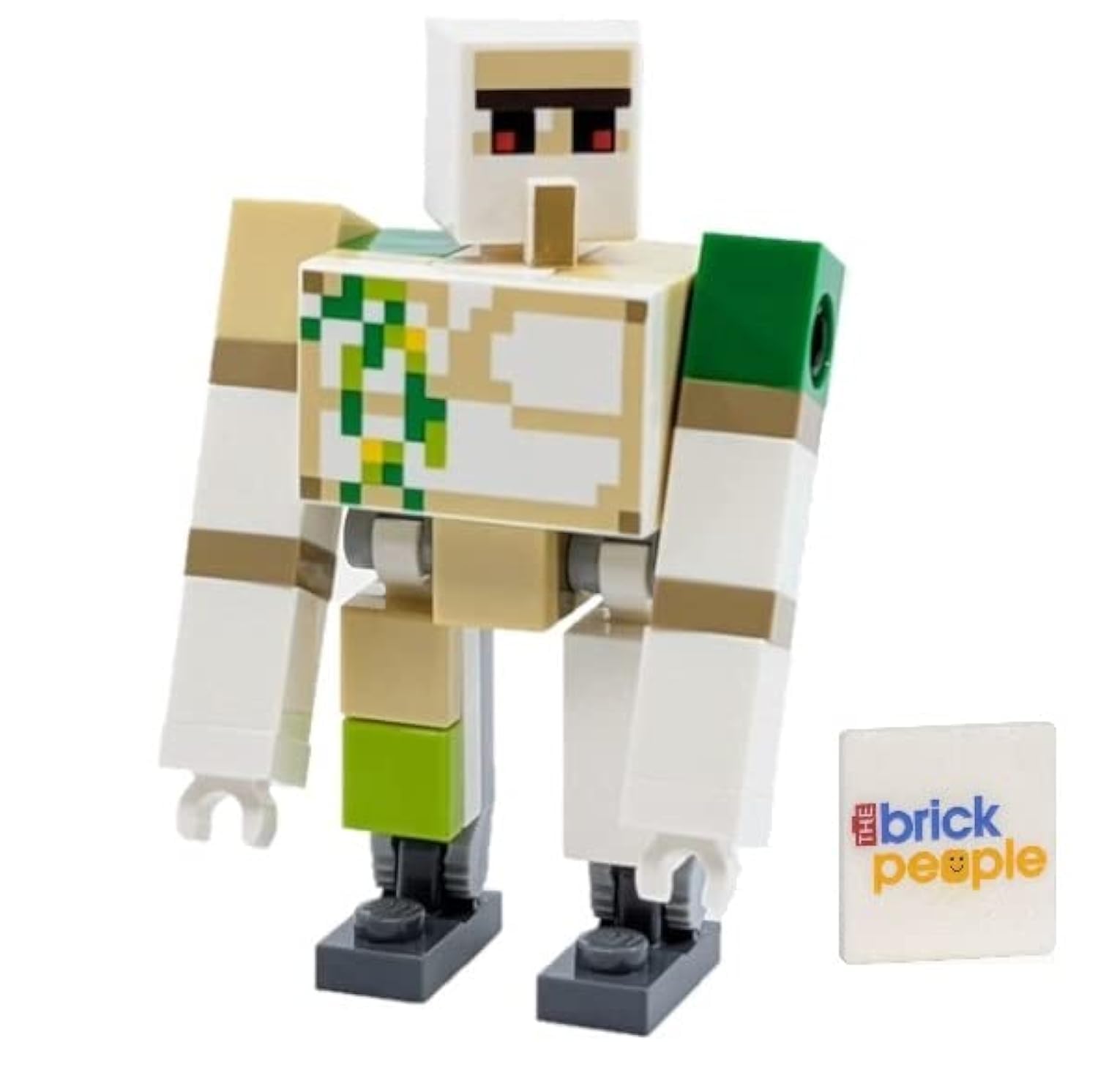 LEGO Minecraft Iron Golem Minifigure - Official Building Block Toy for Kids & Collectors - Perfect for Creative Play, Birthday Gifts & Minecraft Fans