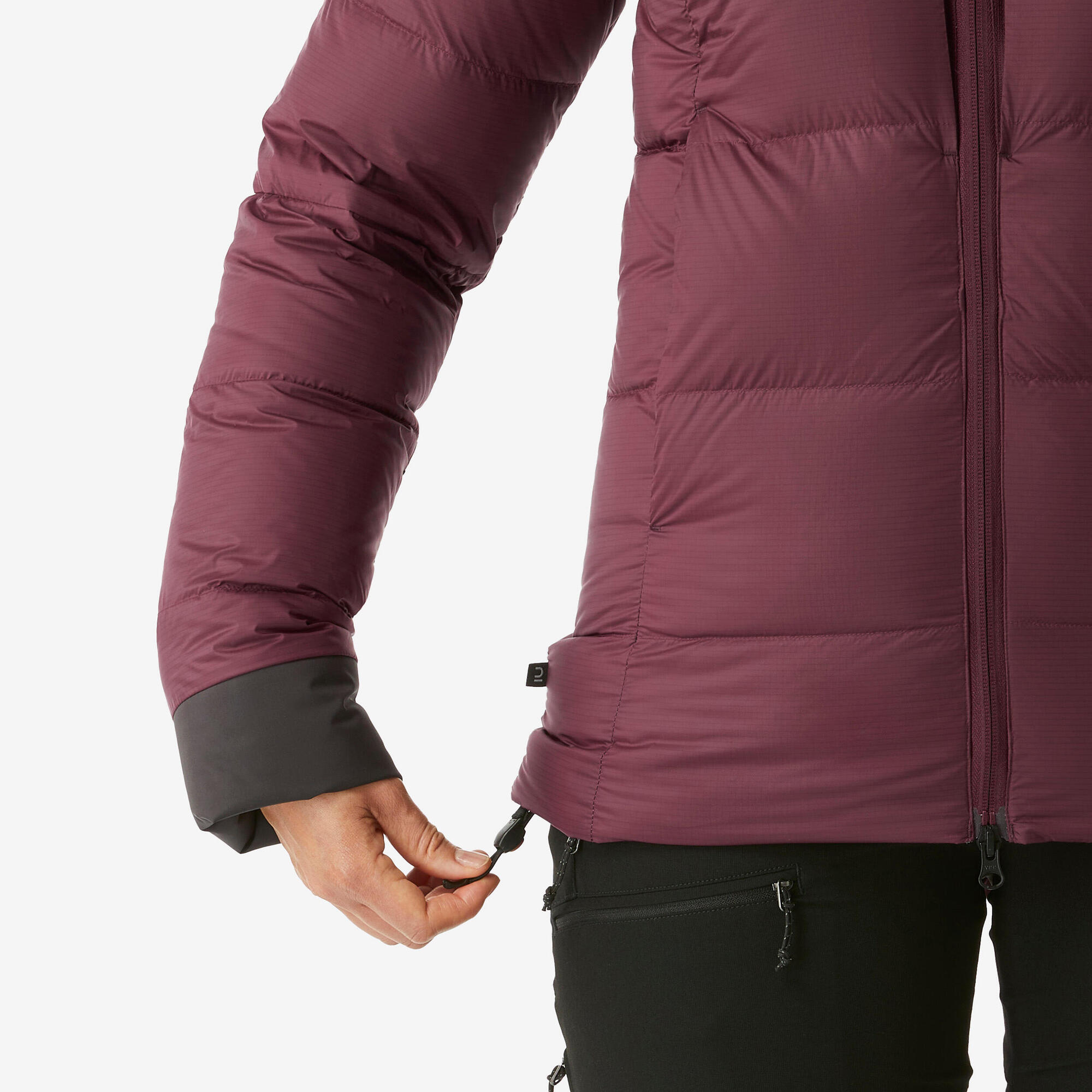 Forclaz Women's MT900 Hooded Down Puffer Jacket - Lightweight Winter Coat, Waterproof Warm Jacket for Hiking, Skiing & Outdoor Activities