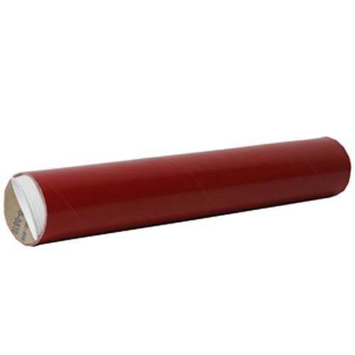 JAM PAPER Mailing Tube - 2 x 12 Inches - Red Cardboard Shipping Tubes - 50 Pack - Perfect for Mailing Posters, Blueprints & Artwork Safely