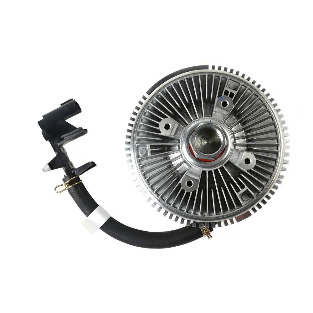 MOCA Electric Engine Cooling Fan Clutch Compatible with 02-09 GMC Envoy, Chevrolet Trailblazer, 04-07 Buick Rainier & 02-04 Oldsmobile Bravada 4.2L L6 Gas DOHC - High Performance Cooling System Replacement Part for Overheating Prevention & Engine Protection