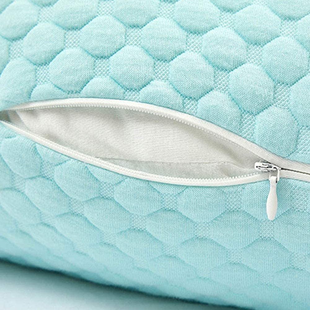 Blue U-Shaped Maternity Pillow for Pregnancy Support - Full Body Pillow with Removable Washable Cover for Back Pain & Muscle Relief | Perfect for Sleeping, Nursing & Comfort During Pregnancy
