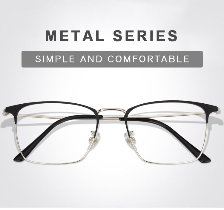 Blue Light Blocking Progressive Reading Glasses - Anti Glare Multifocal Lenses for Computer, Reading & Office Work - Reduce Eye Strain & Fatigue