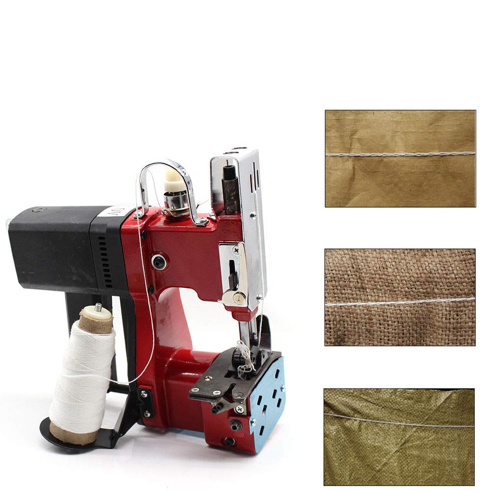 110V Industrial Bag Closer Sewing Machine - Portable Electric Stitcher for Knitted & Woven Bags, Snakeskin Sacks - Perfect for Packaging, Sealing & Closing Operations in Warehouses & Factories