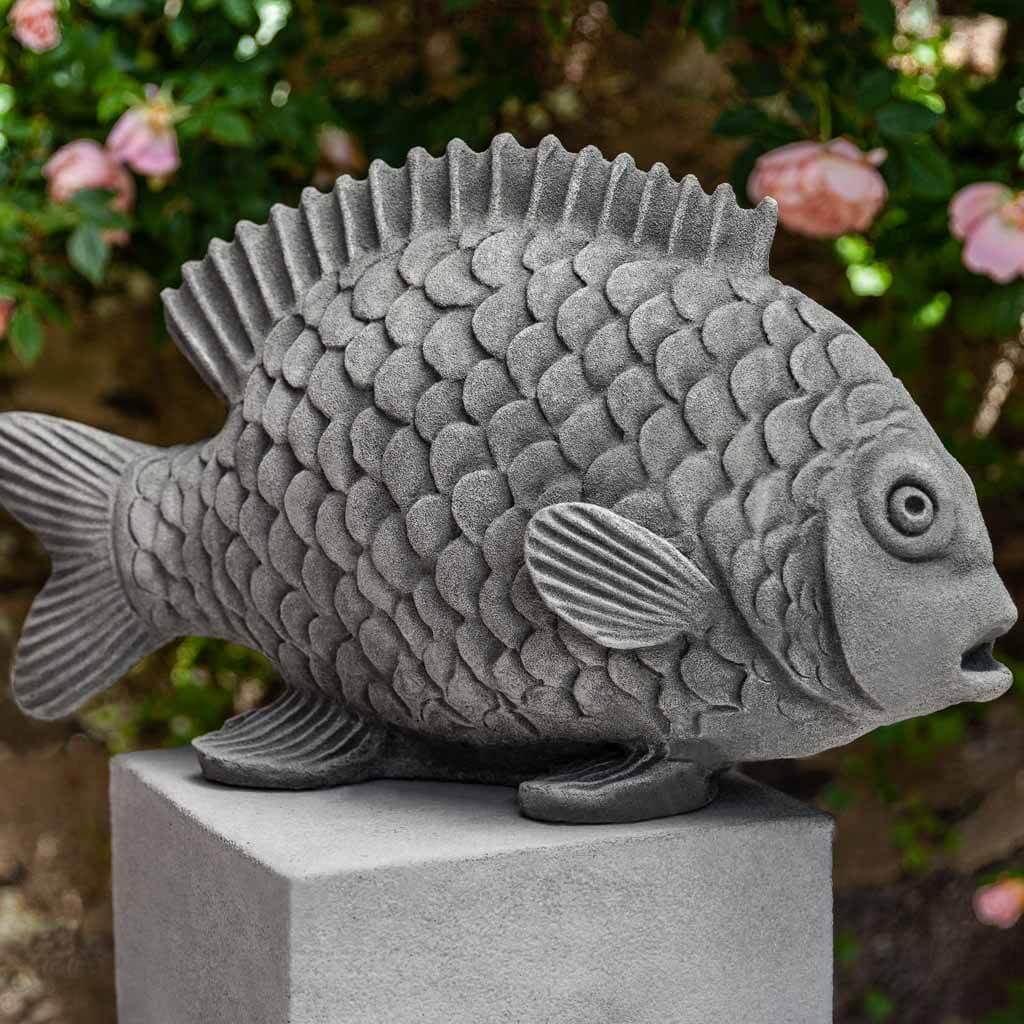 Campania International Gill Statue - Elegant Outdoor Garden Decor for Patio, Yard & Poolside