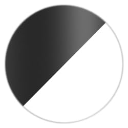 Carbon Black/Pure White