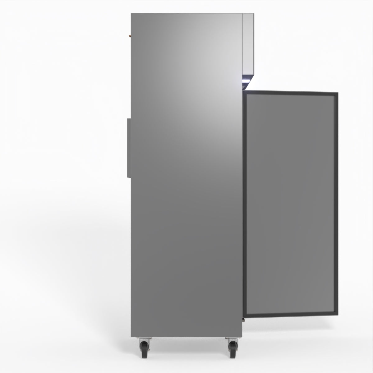 AG 429 Litre Stainless Steel Upright Freezer - Single Door Commercial Freezer GNX400BT for Restaurants, Grocery Stores & Home Use