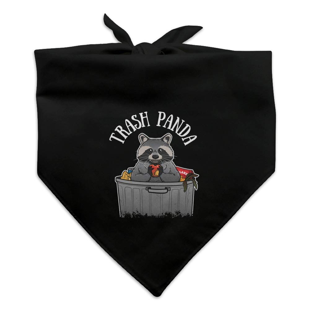 Raccoon Trash Panda Dog Bandana - Funny Pet Bandana for Dogs & Cats - Perfect for Halloween Costumes, Pet Parties & Photo Shoots