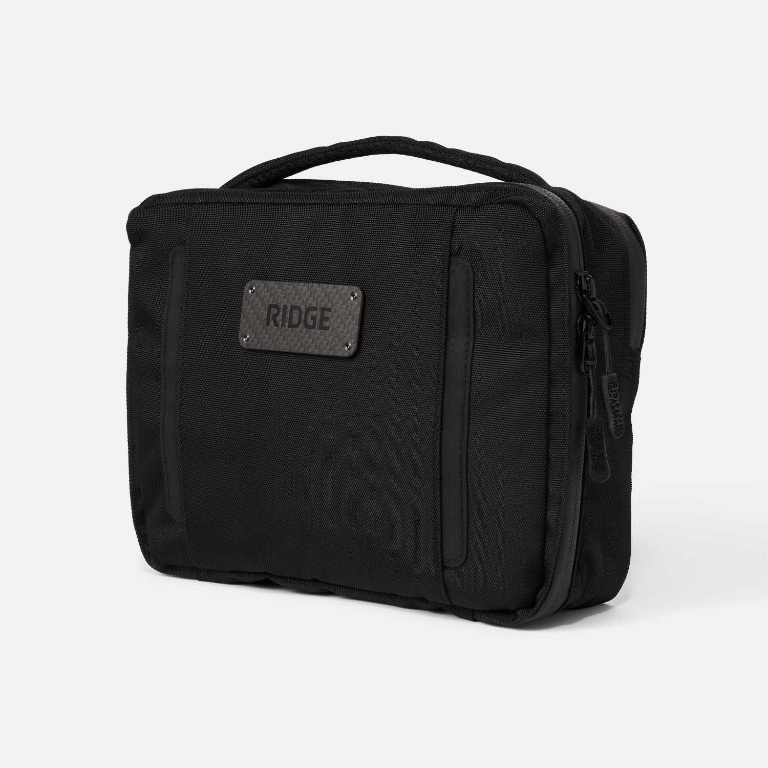 Premium Ridge Toiletry Kit - Royal Black Travel Cosmetic Bag for Men & Women | Perfect for Business Trips, Gym, Camping & Weekend Getaways