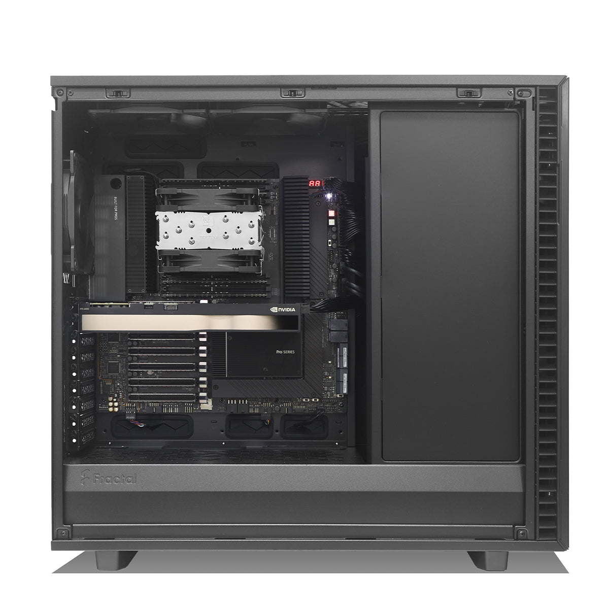 AMD Ryzen Threadripper Pro 5965WX Workstation PC with NVIDIA RTX 4080 SUPER GPU - High Performance Desktop for 3D Rendering, Video Editing & AI Development