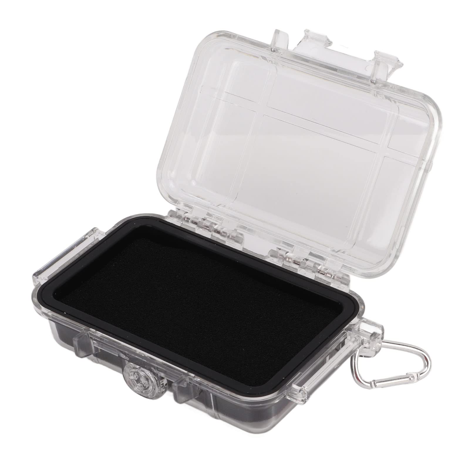 Waterproof Survival Storage Box - Shockproof Plastic Container with Shock Absorption Liner, Transparent Airtight Case for Camping, Hiking, Emergency Kits & Outdoor Adventures - Perfect for Gear Protection During Extreme Weather and Wilderness Expeditions