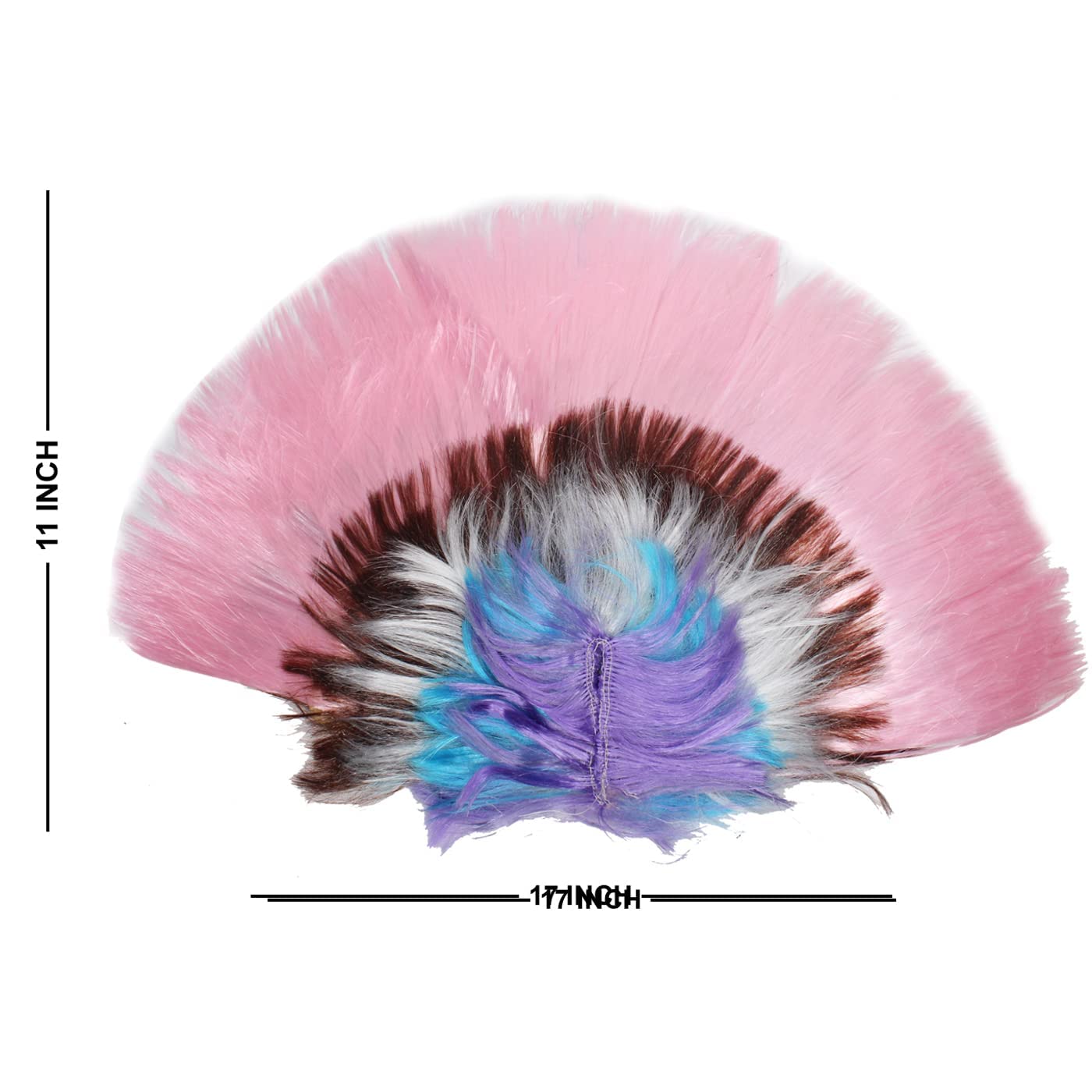 Funny Hen Shaped Party Ponytail Wig - Long Artificial Hair Costume Wig for Fancy Dress, Halloween, Birthday & Theme Parties - Great for Kids & Adults (Pack of 1) - Perfect for Costume Parties, Cosplay Events, and Funny Photo Shoots