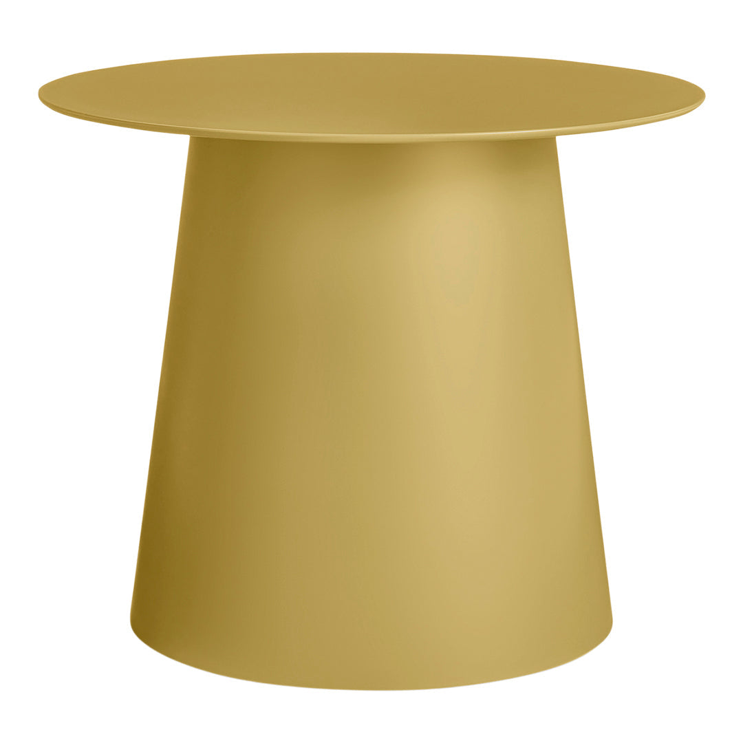 Modern Circular Low Cocktail Table - Stylish Coffee Table for Living Room, Lounge & Patio - Perfect for Small Spaces & Home Decor