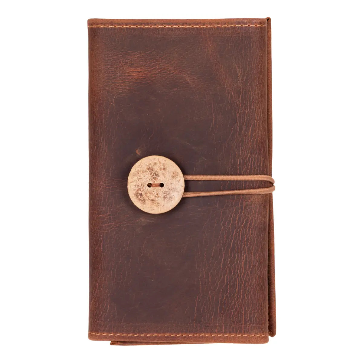Vintage Distressed Brown Leather Cable Organizer - Cord Management for Home & Office - Perfect for Desks, Nightstands, and Travel Accessories