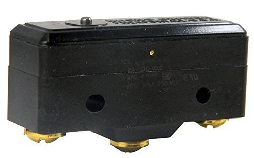 SPDT Basic Snap Action Switch 15A 250VAC with Straight Lever Actuator - Ideal for Industrial Control Panels, Appliances, and Automation Systems