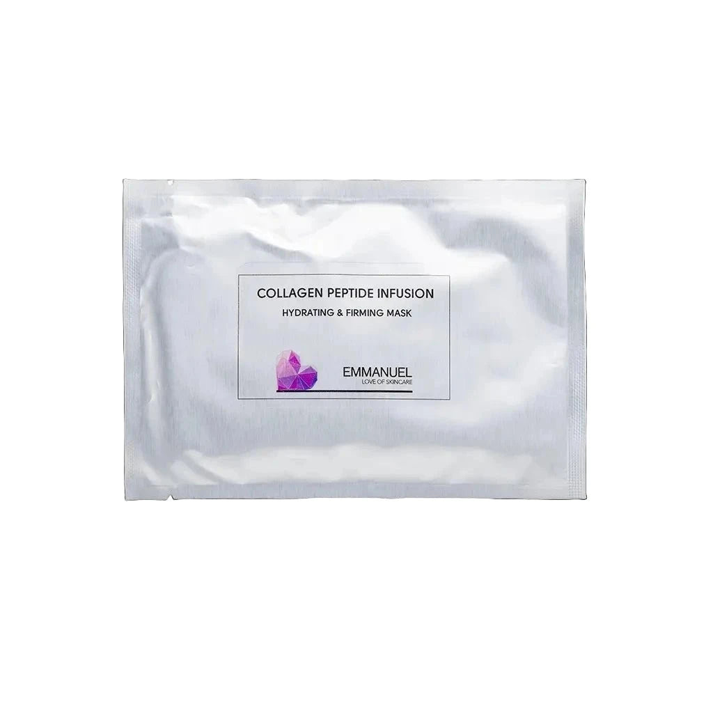 Premium Collagen Peptide Infusion Hydrating & Firming Face Mask for Anti-Aging & Skin Rejuvenation - Perfect for Nighttime Skincare Routine & Spa Days