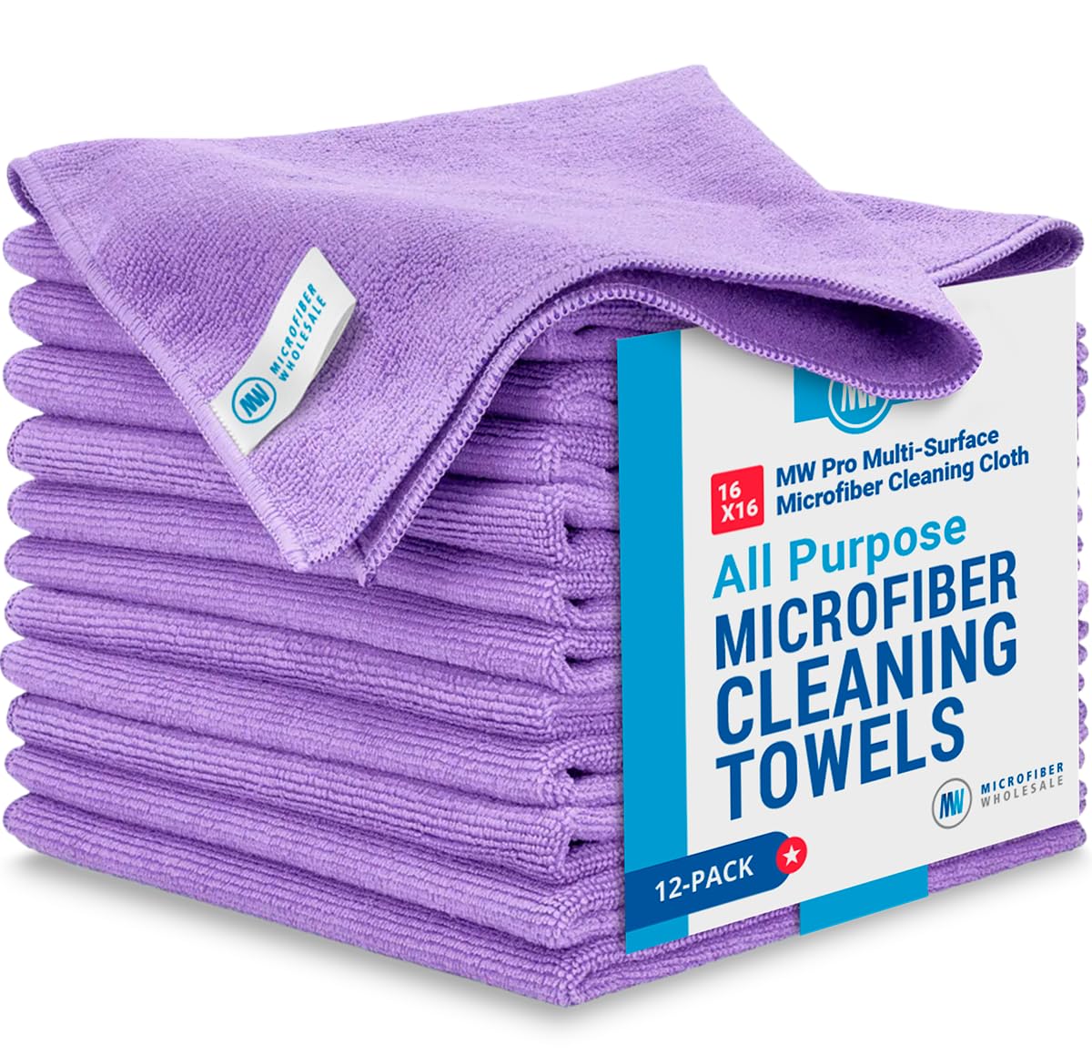 Premium MW PRO Microfiber Cleaning Cloths - 16