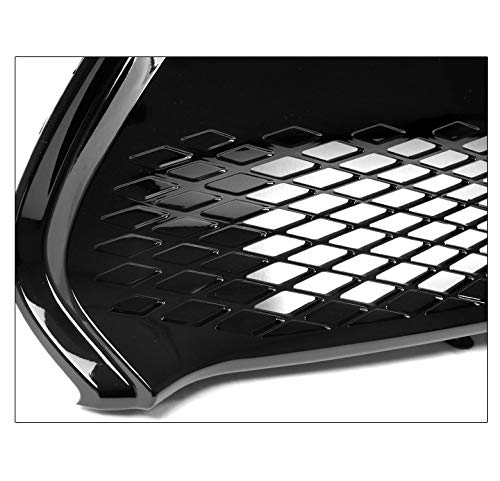 Gloss Black Front Bumper Grille for 2017-2019 Toyota Corolla SE/XSE - Easy Install & Style Upgrade