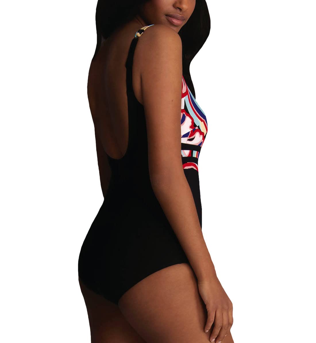 Anita Women's 7347 Retro Vision Luella One Piece Swimsuit - Vintage High Waisted Bathing Suit with Ruffles for Beach, Pool & Summer Vacations