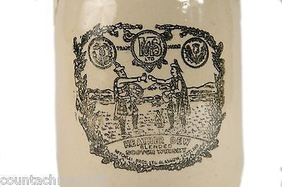 Greybeard Heather Dew Blended Scotch Whiskey 2 Handle Jug 7 Glasgow Scotland - Premium Whiskey for Gifting & Home Bar Collection