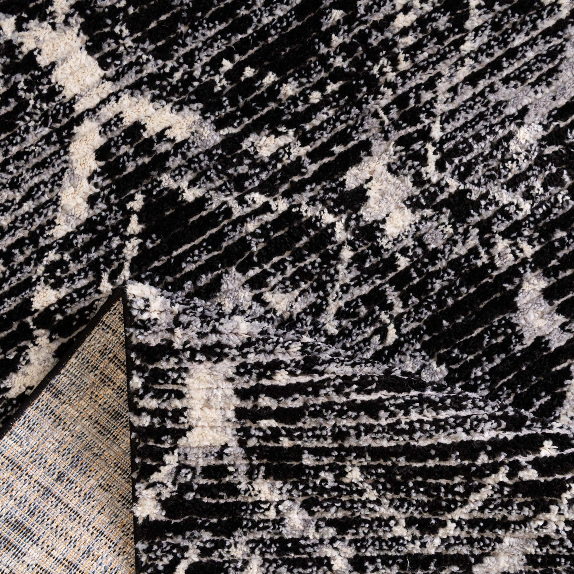 Premium 9' x 12' Black Low Pile Area Rug - Tucson Collection by Rugs.com - Soft & Durable for Living Rooms, Dining Rooms, Open Floor Plans - Perfect for Modern Homes, Apartments & Offices