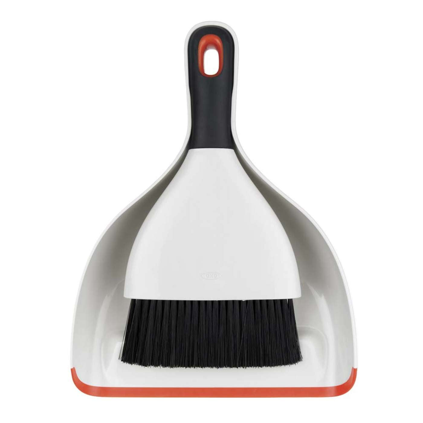 Dustpan and Broom Set for Home Cleaning - Heavy Duty Dust Pan with Long Handle Broom for Kitchen, Garage, and Outdoor Use