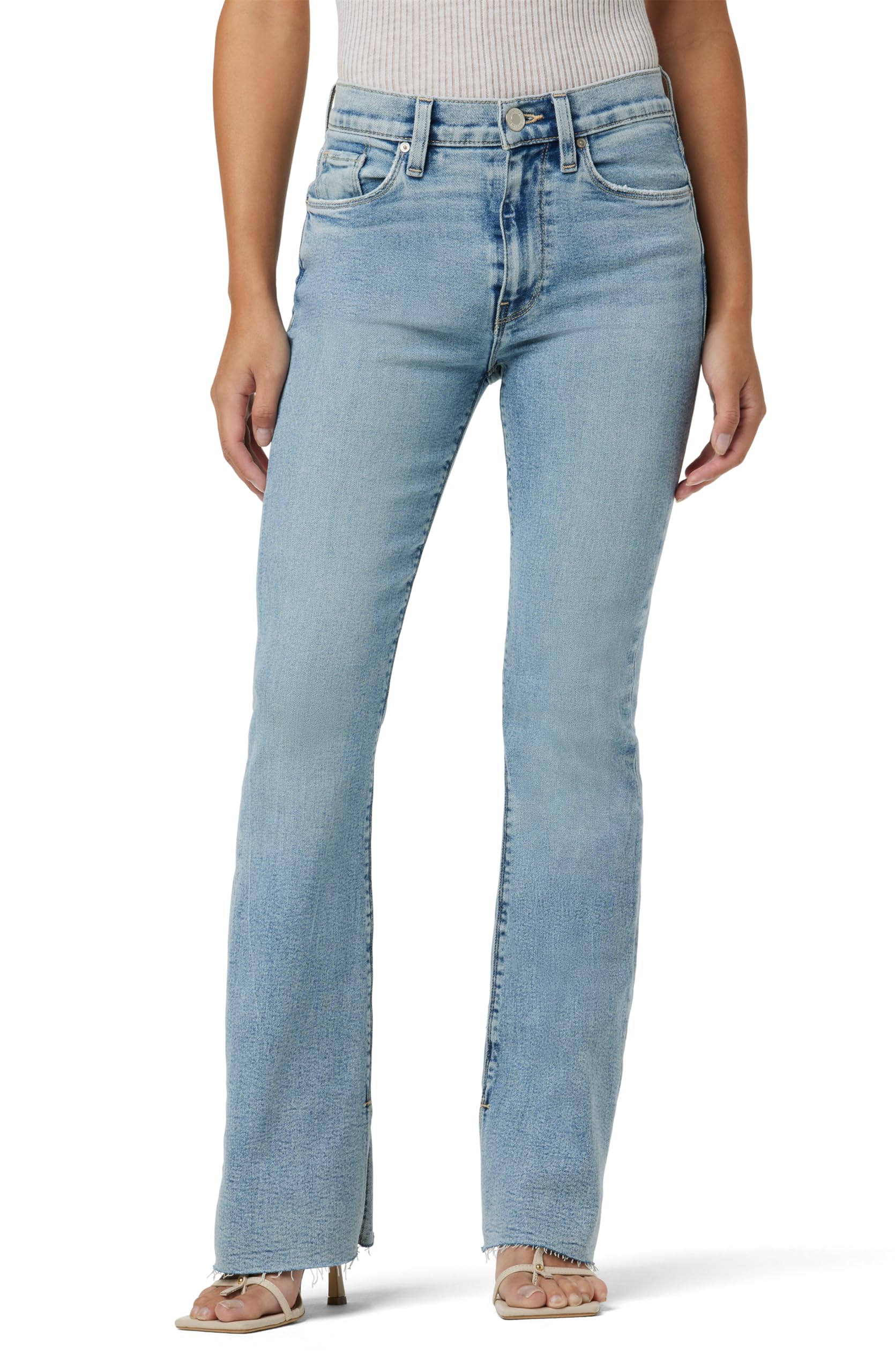HUDSON Women's Barbara High Rise Petite Bootcut Jeans - Slimming Stretch Denim Pants for Petite Women | Perfect for Work, Casual Outings & Date Nights
