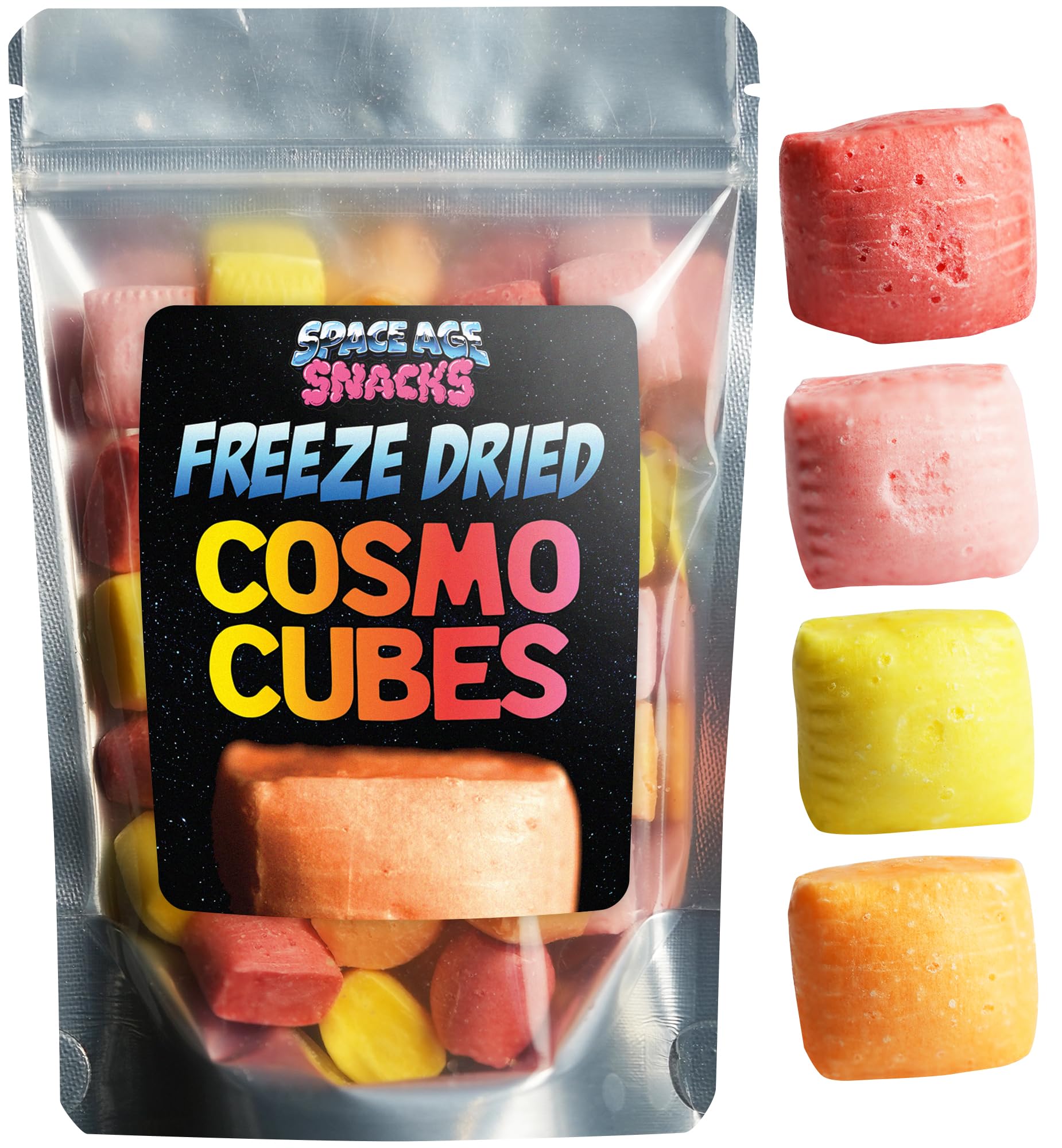 Premium Freeze Dried Cosmo Cubes Candy - 5oz Gourmet Snack for Gifting & Parties
