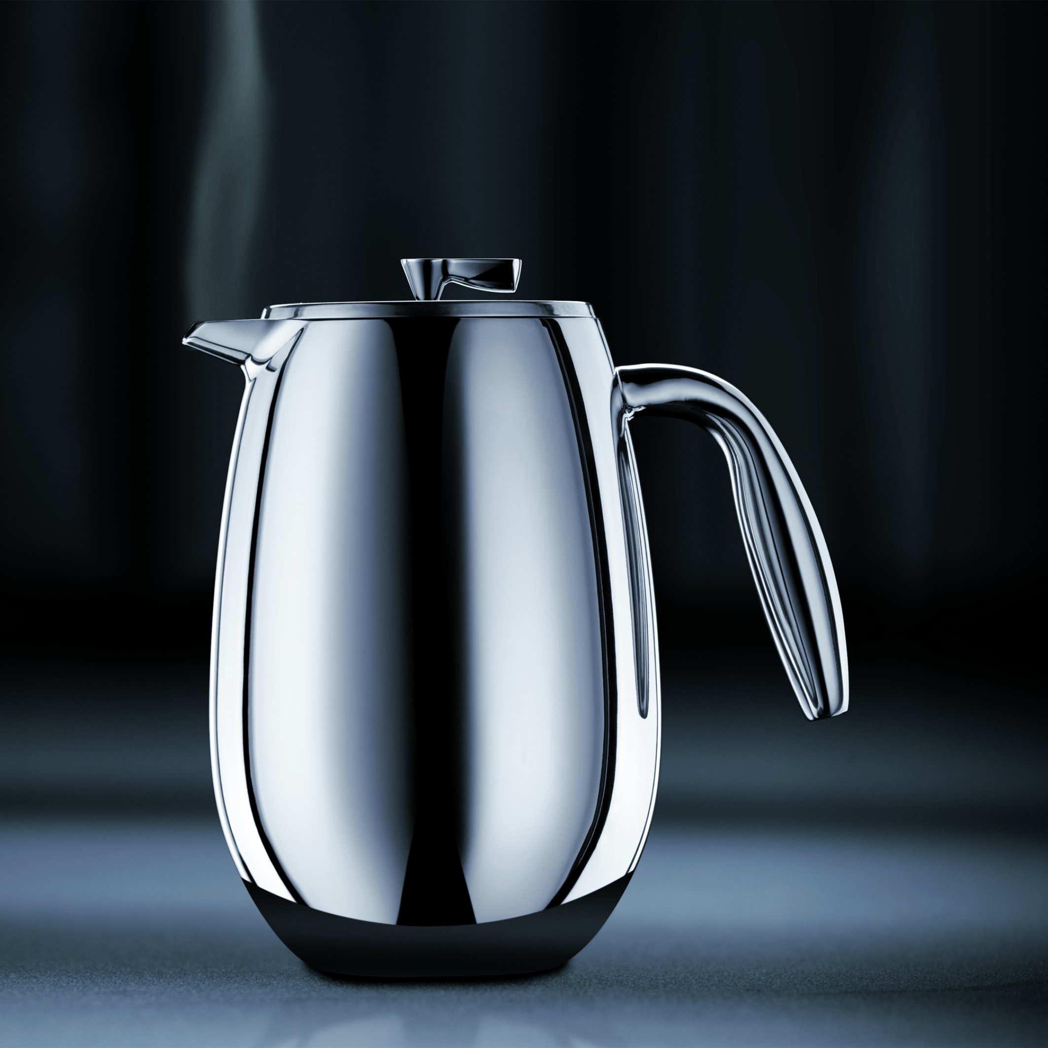 Bodum 51 oz Columbia Thermal French Press Coffee Maker - Double Wall Insulated Stainless Steel, Chrome Finish | Perfect for Home, Office & Camping Coffee Brewing