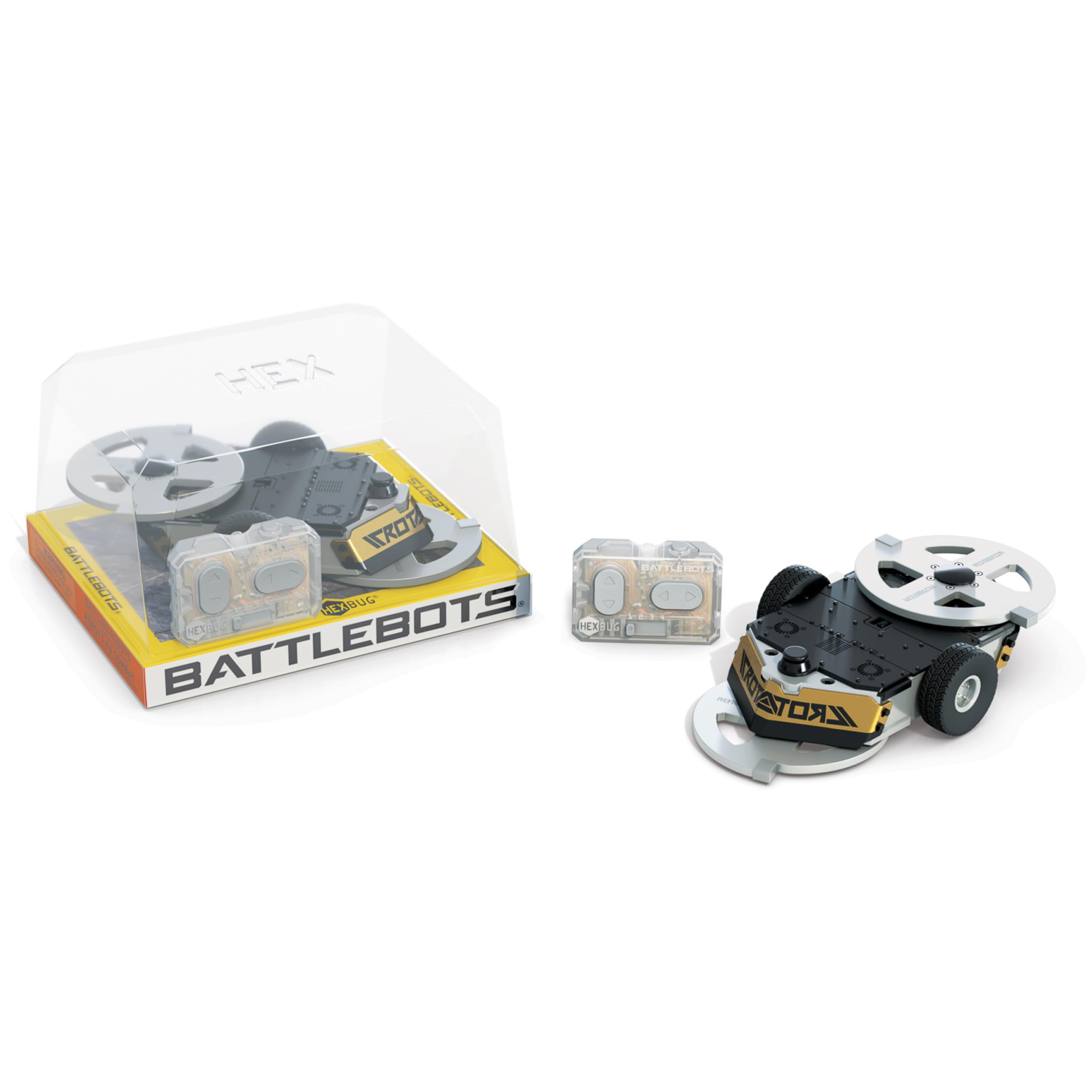 HEXBUG BattleBots Rotator - Remote Control Robot Toy for Kids 8+ | STEM Learning Toy for Boys & Girls | Includes Batteries | Perfect for STEM Education, Robot Battles & Indoor Play