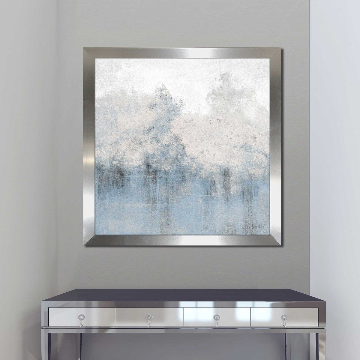Blue East of Edinburgh Acrylic Print - Modern Wall Art for Home & Office Decor - Perfect for Living Room, Bedroom, or Workspace