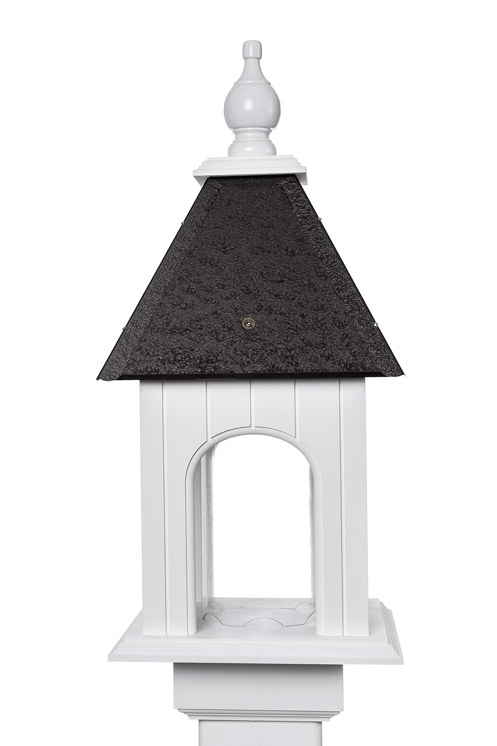 Premium Black Camellia Bird Feeder - Durable Outdoor Garden Decor for Attracting Wild Birds - Perfect for Backyards, Patios & Nature Lovers