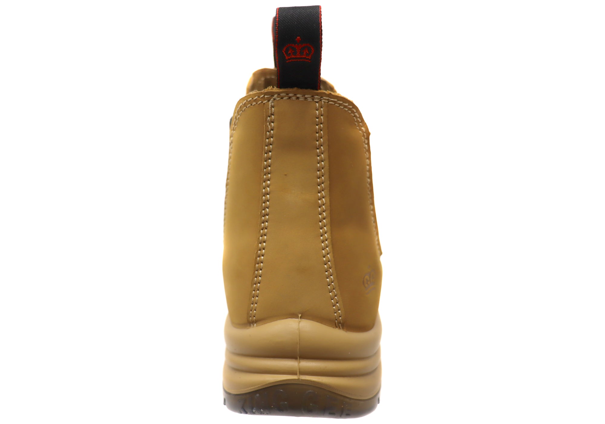 KingGee Men's Steel Toe Safety Work Boots with Gusset & Scuff Cap - Durable Construction Work Boots for Electricians, Builders and Industrial Workers