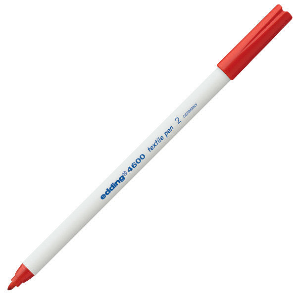edding 4600 Bullet Tip Fabric Marker Pen - Permanent Textile Marker for Clothing, Shoes & DIY Crafts - Ideal for Fabric Painting, Custom T-Shirts & Home Decor Projects
