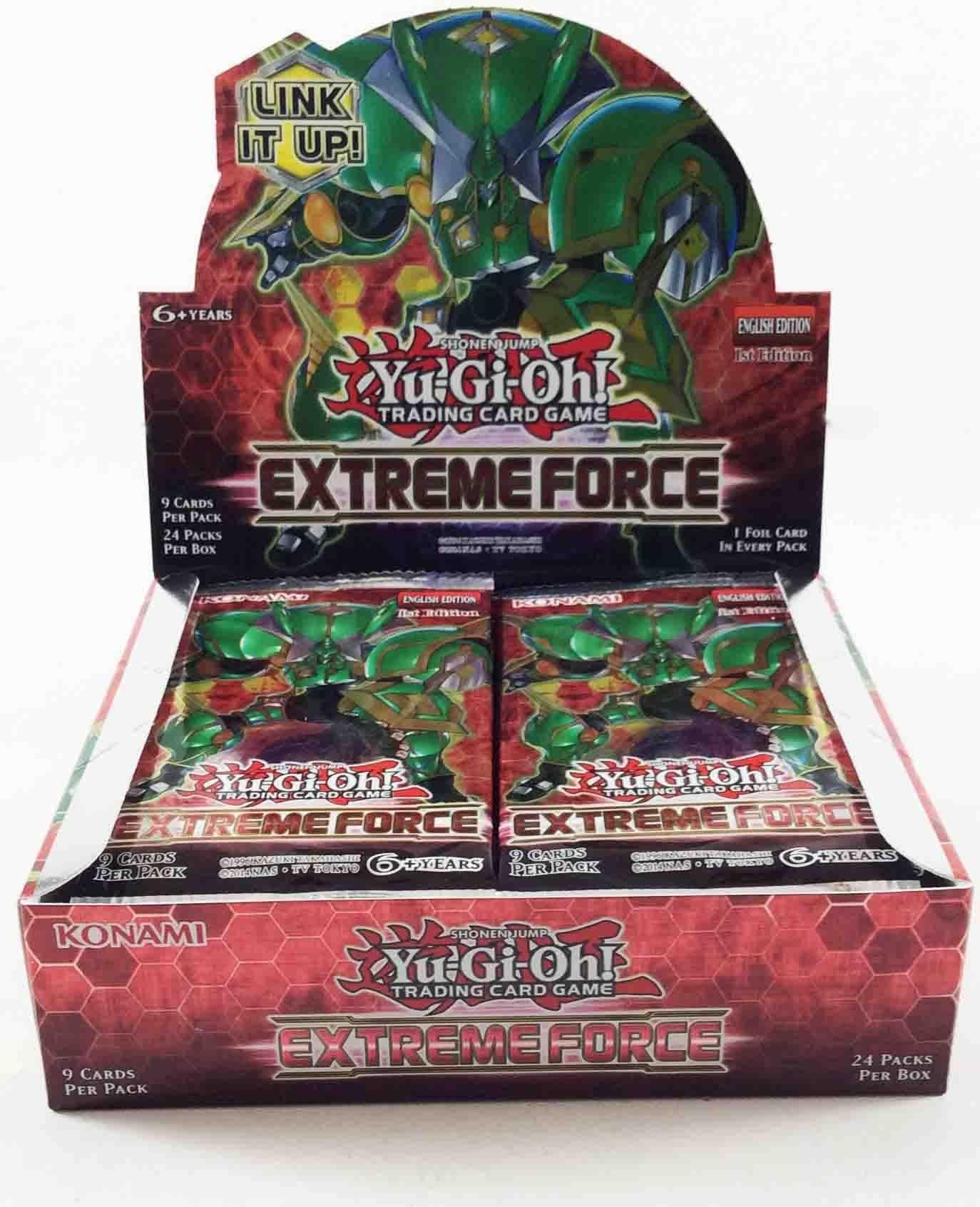 Yu-Gi-Oh! Extreme Force Booster Display Box - 36 Packs for Collectors & Players - Perfect for Tournaments, Game Nights & Trading