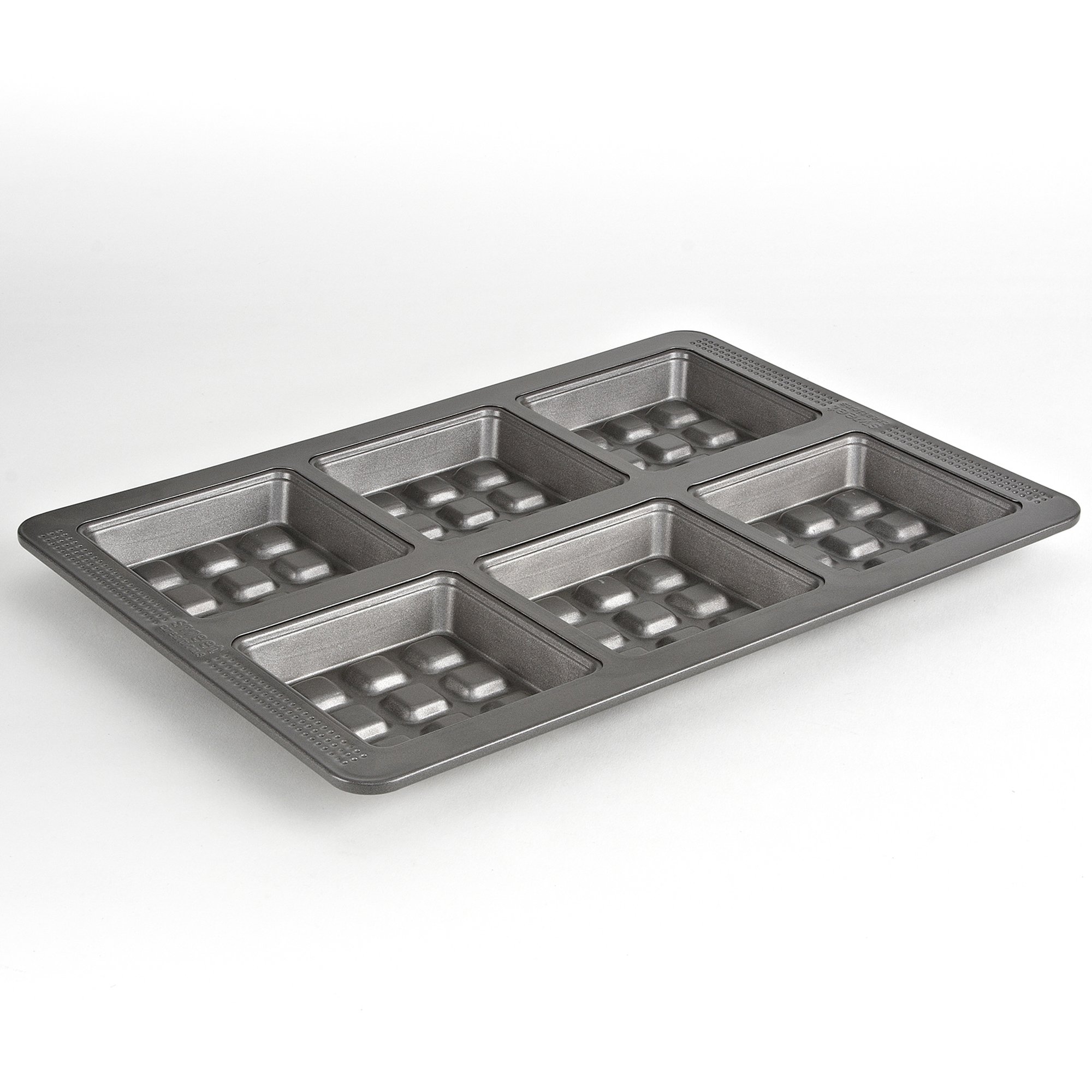 Sweet Creations Non-Stick Waffle Cake Pan - Silver | Perfect for Baking Belgian Waffles, Cakes & Desserts | Ideal for Home Kitchens & Professional Bakeries