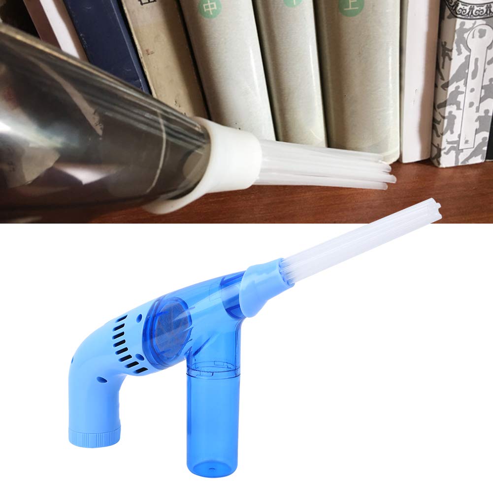 Handheld Air Duster and Vacuum Cleaner - Blue Wet/Dry Vacuum for Windows, Sofas, Corners & Door Cracks | Portable Cleaning Tool for Home, Car & Office Use