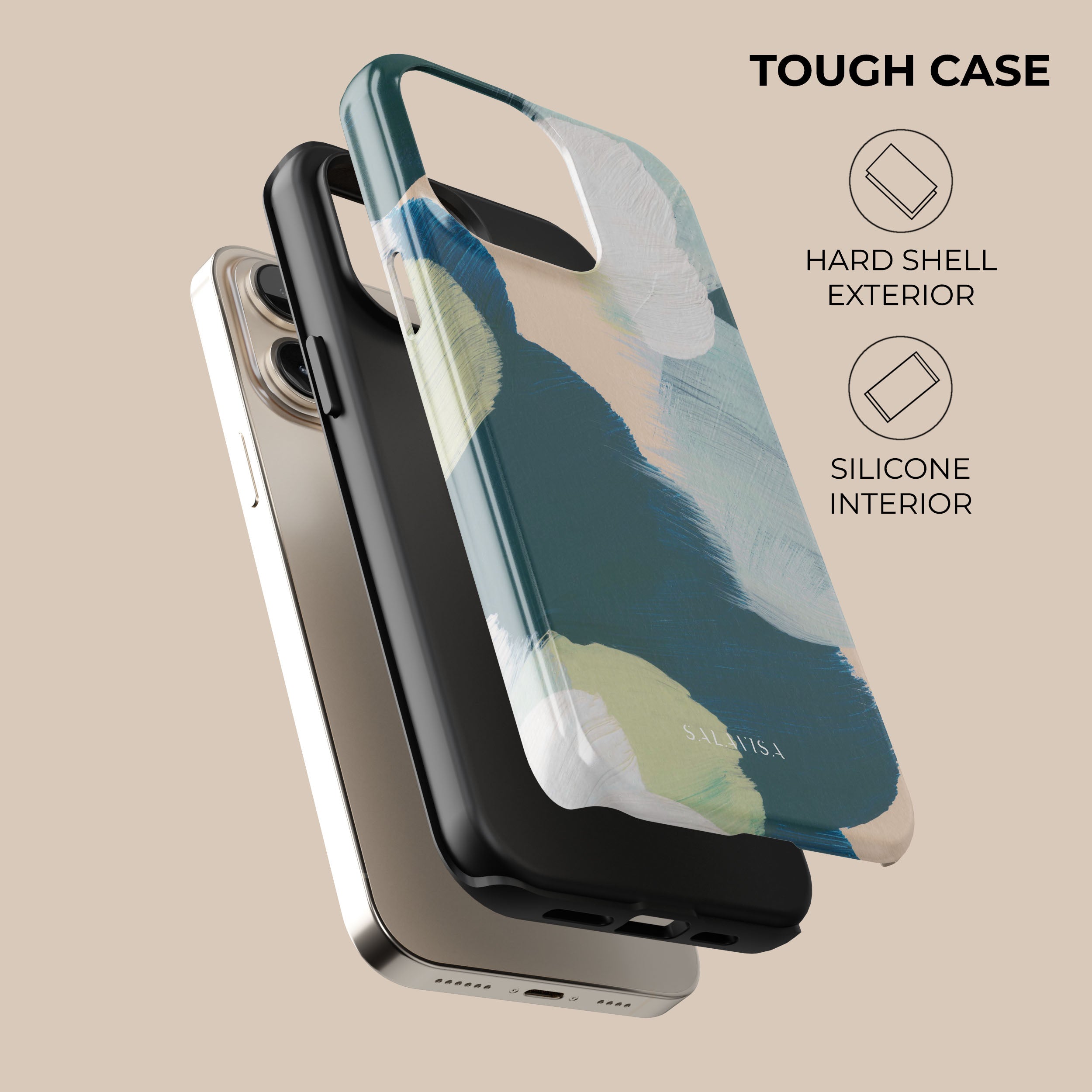 Eco-Friendly Green Canvas Phone Case - Durable & Stylish Protective Cover for iPhone & Android - Perfect for Outdoor Adventures, Travel & Daily Use