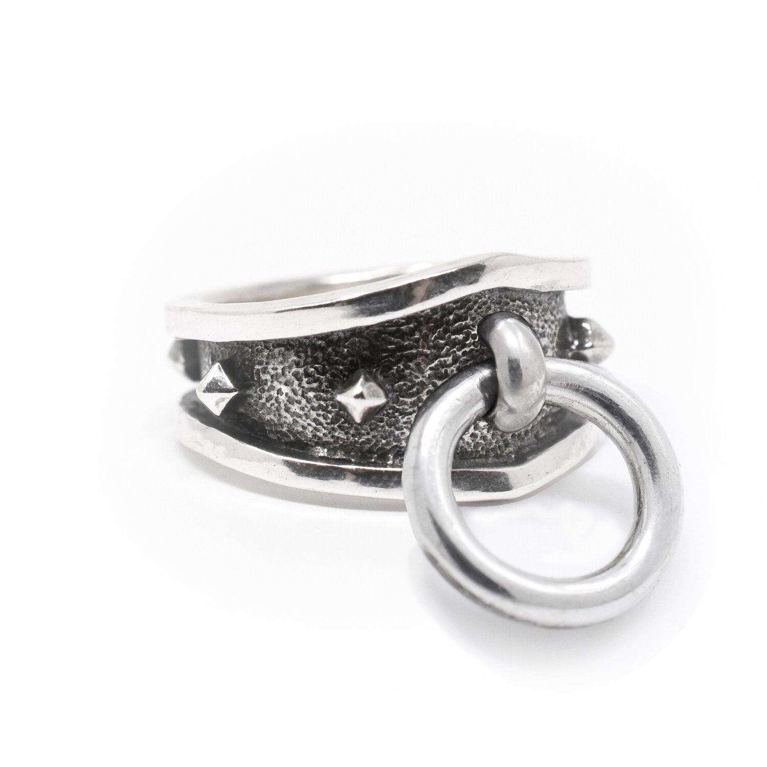 Palisades Ring for Women - Sterling Silver Stackable Band Ring - Minimalist Dainty Jewelry for Everyday Wear & Special Occasions