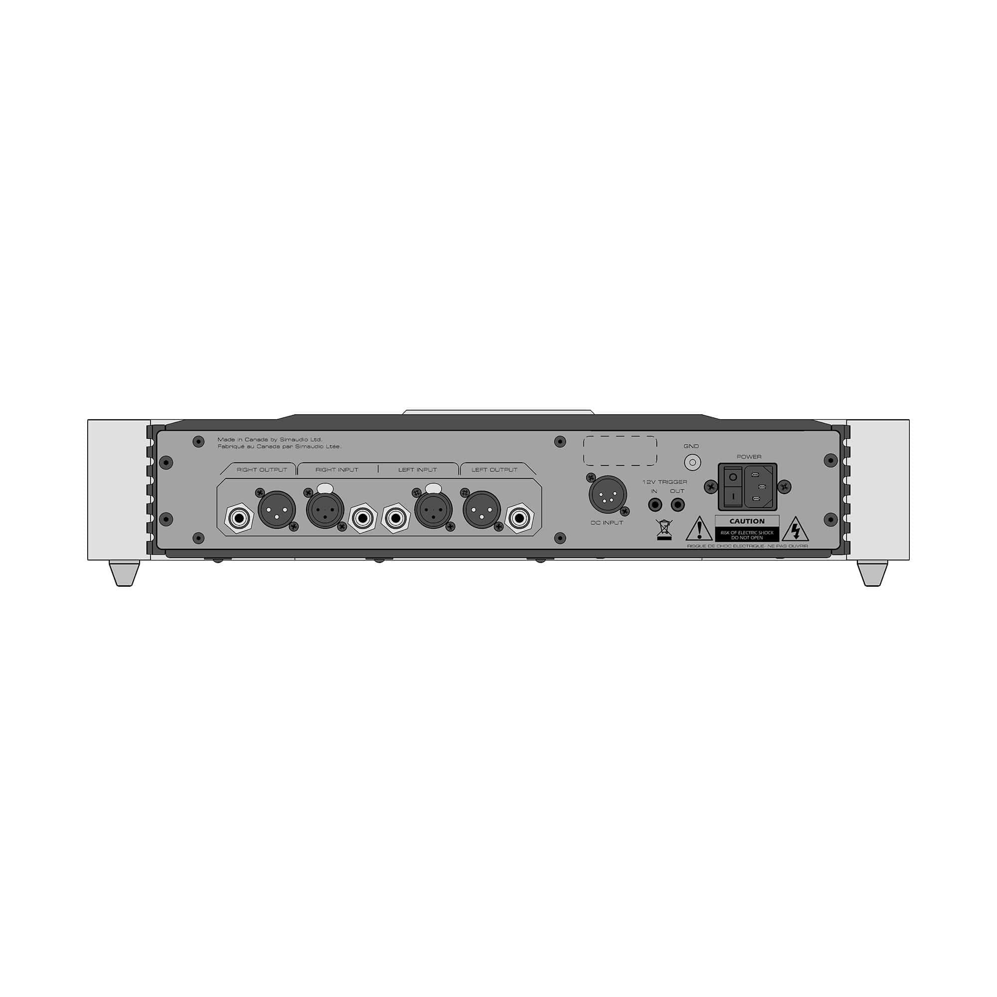 Simaudio MOON 610LP High-End Balanced Phono Preamplifier for Vinyl Records - Perfect for Audiophile Turntable Setup & Home Stereo System