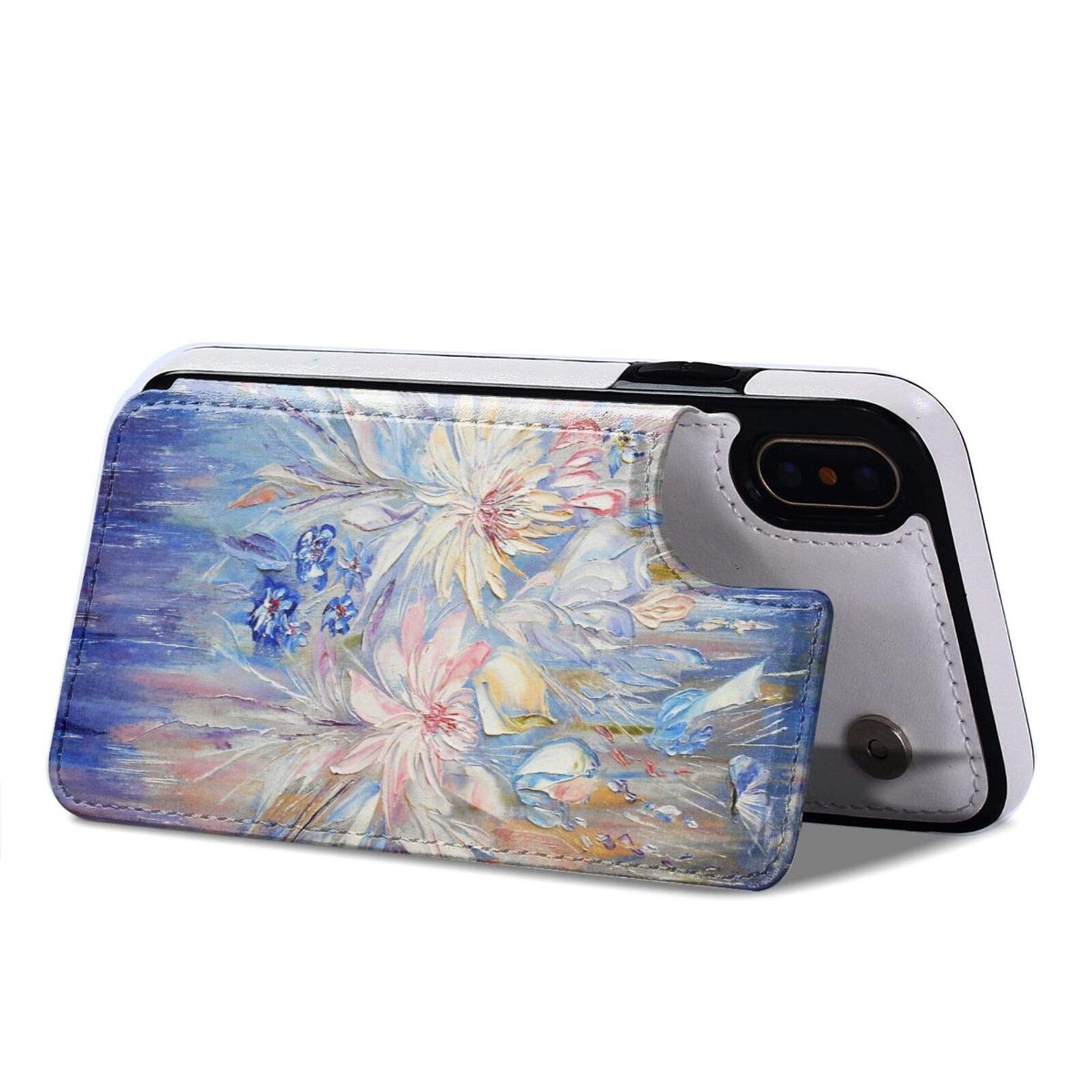 Personalized Leather iPhone XR Wallet Case - Custom Photo PU Leather Phone Cover with Card Holder & Magnetic Clasp | Shockproof Drop Protection | Perfect for Everyday Use, Travel & Business