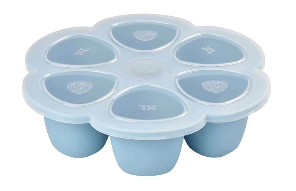 BEABA Multiportion Baby Food Storage Containers 5oz with Lids - Perfect for Homemade Purees, Snacks & On-the-Go Feeding