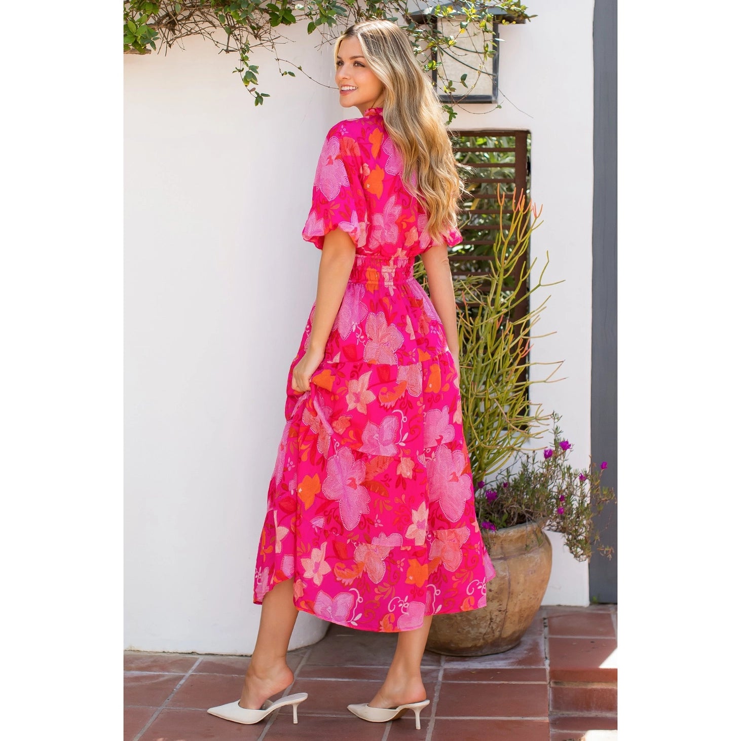 Clara Dress 1 - Elegant Women's Floral Summer Dress | Perfect for Weddings, Parties & Beach Vacations