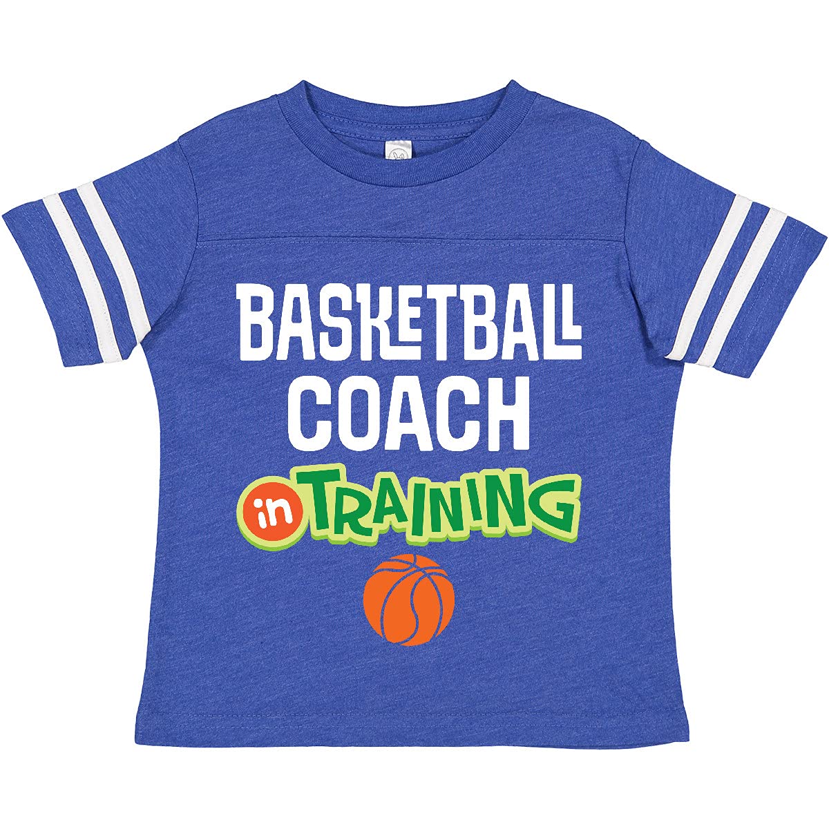Inktastic Basketball Coach in Training Toddler T-Shirt - Cute Sports Apparel for Kids - Perfect for Basketball Practice, Games & Casual Wear