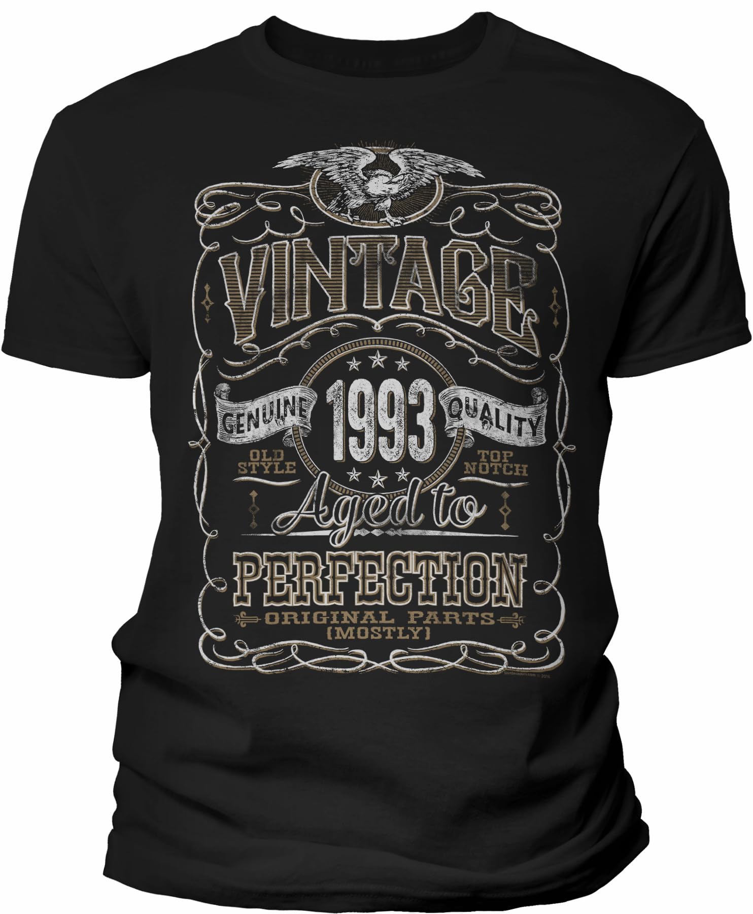 1993 Vintage 32nd Birthday Gift for Men - Aged to Perfection T-Shirt - Funny 32 Year Old Birthday Present for Husband, Son, Brother | Party, Celebration, Casual Wear