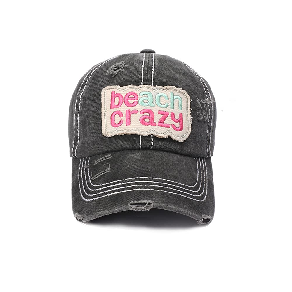 TTD Patch Beach Crazy Baseball Caps - Stylish Summer Sun Hats for Men & Women, Perfect for Beach Outings, Outdoor Sports, and Summer Vacations