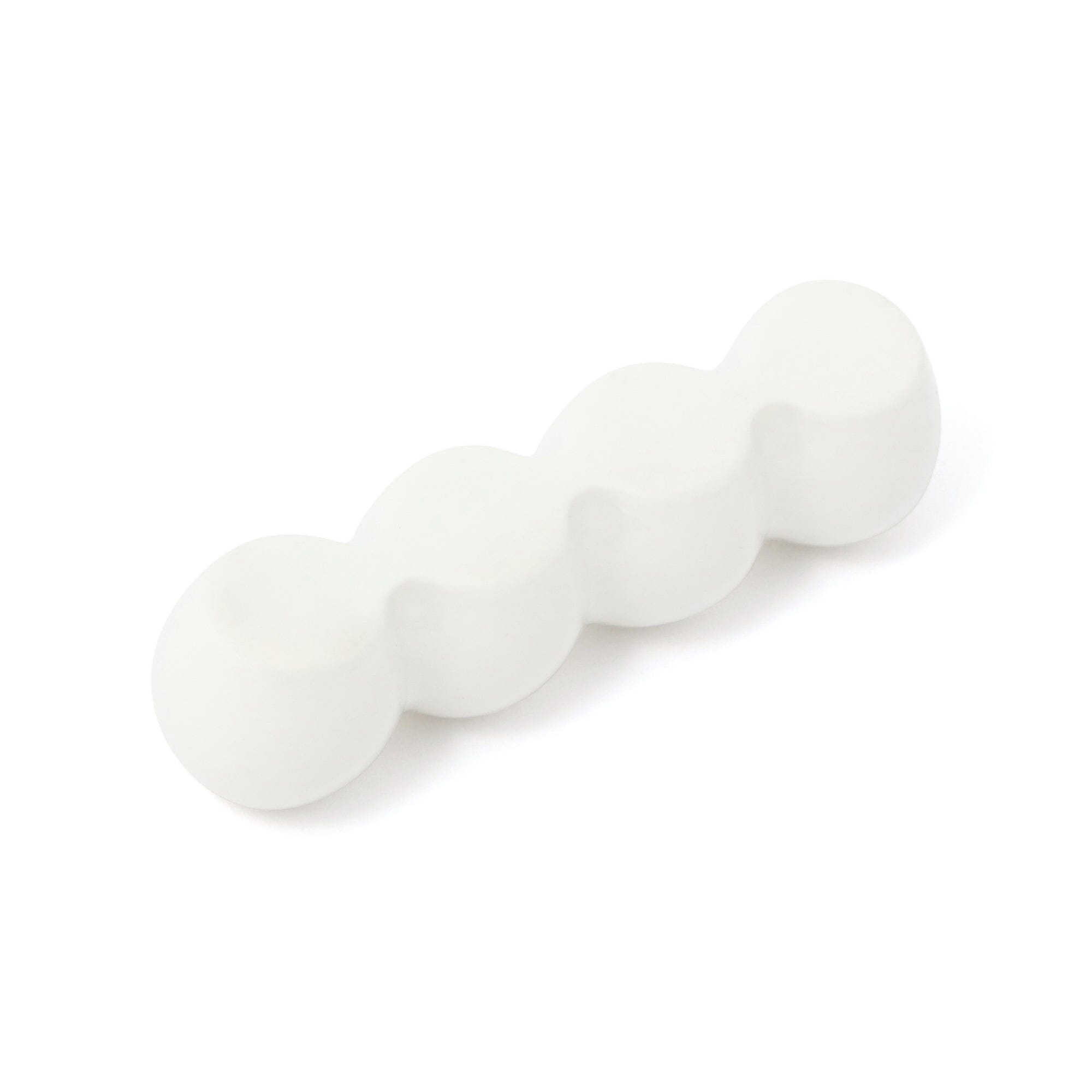 Pom Pom Chopstick Rests Set of 2 - White Ceramic Sushi Chopstick Holders for Japanese & Asian Dining, Perfect for Sushi Nights and Home Decor