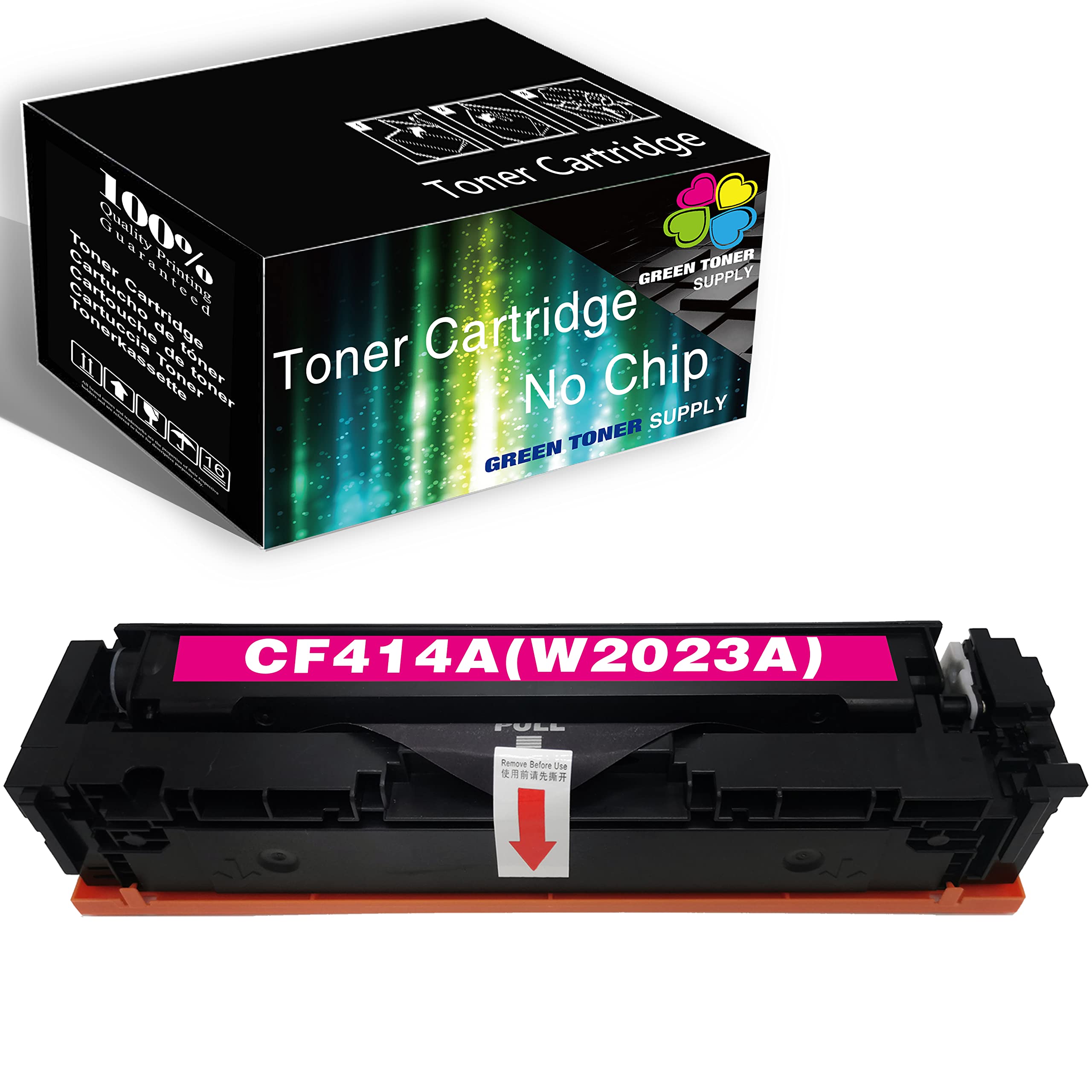 1-Pack Magenta Compatible Toner Cartridge Replacement for HP LaserJet Pro MFP M479fdw M479fdn M454dw M454dn Printers | High-Quality 414A Alternative | Perfect for Home Office & Small Business Printing Needs