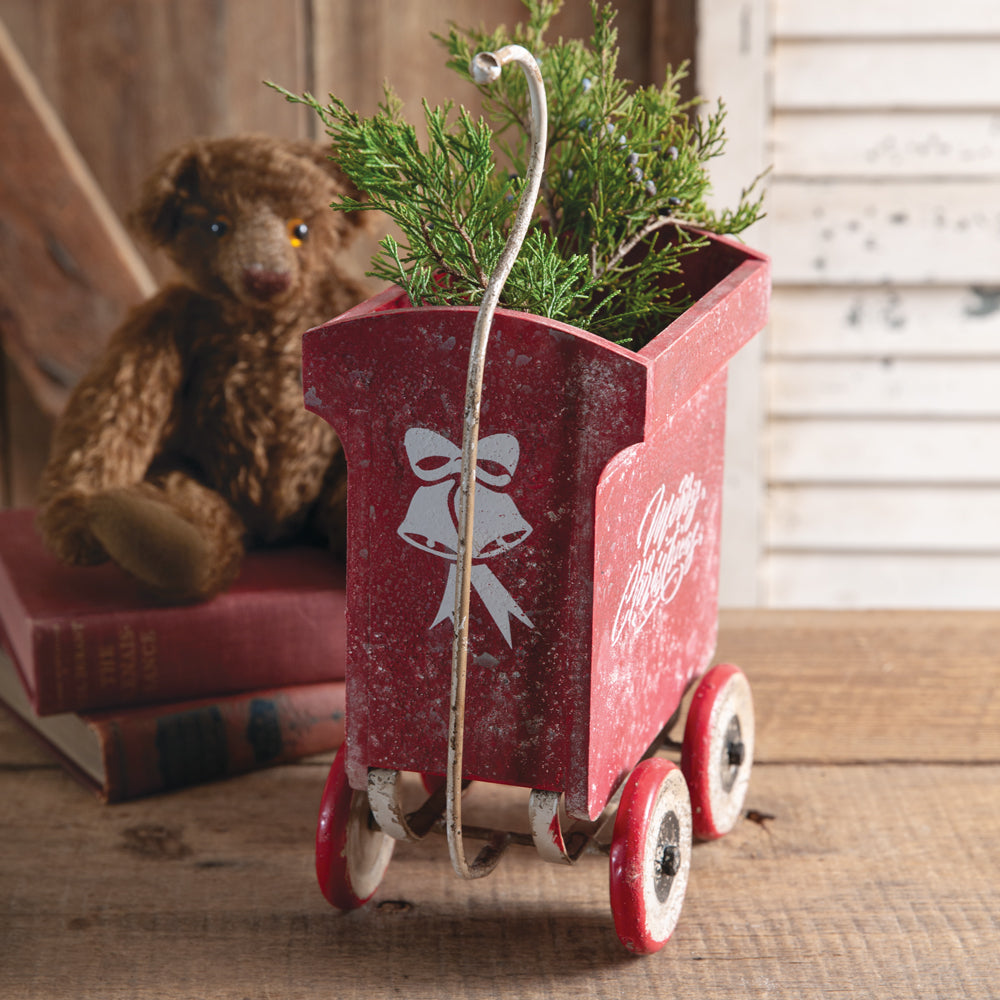 Christmas Pull Along Wagon Toy for Kids - Holiday Gift for Toddlers & Children - Perfect for Christmas Parades, Decorations & Festive Playtime