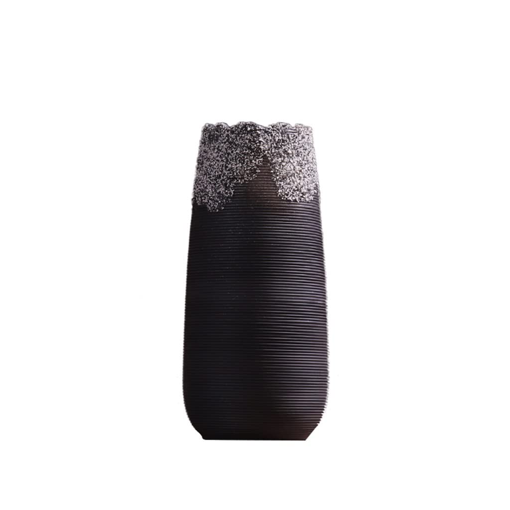 Retro Modern Abstract Ceramic Vases for Home Decor - 10x21.5cm Handcrafted Centerpiece for Living Room, Kitchen & Dining Table - Perfect for Boho Chic Interior Design & Wedding Table Settings
